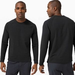 Lululemon City Sweat Crew Long Sleeve Shirt, Black